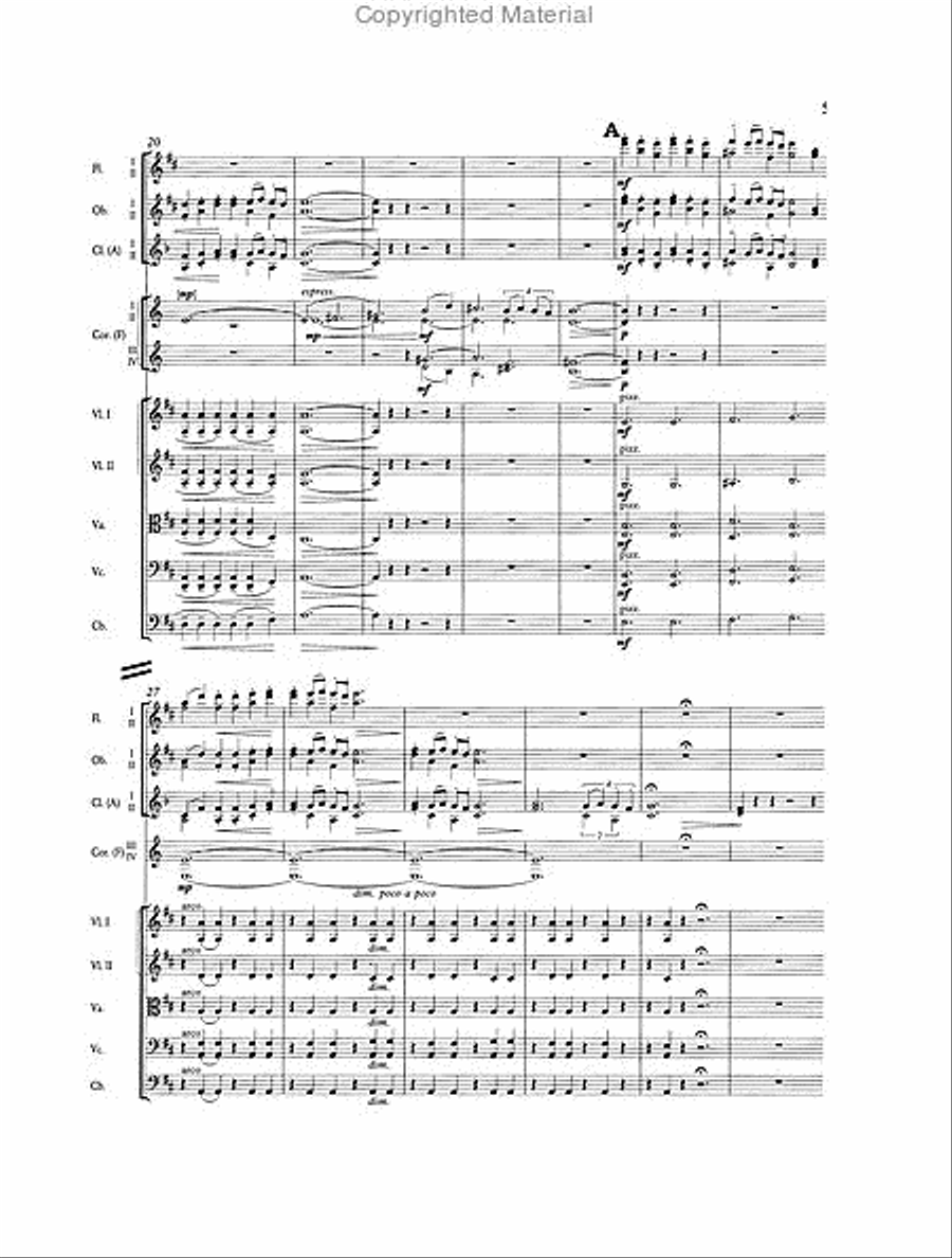 Symphony No. 2 in D major Op. 43 Orchestra scores gallery preview page 3