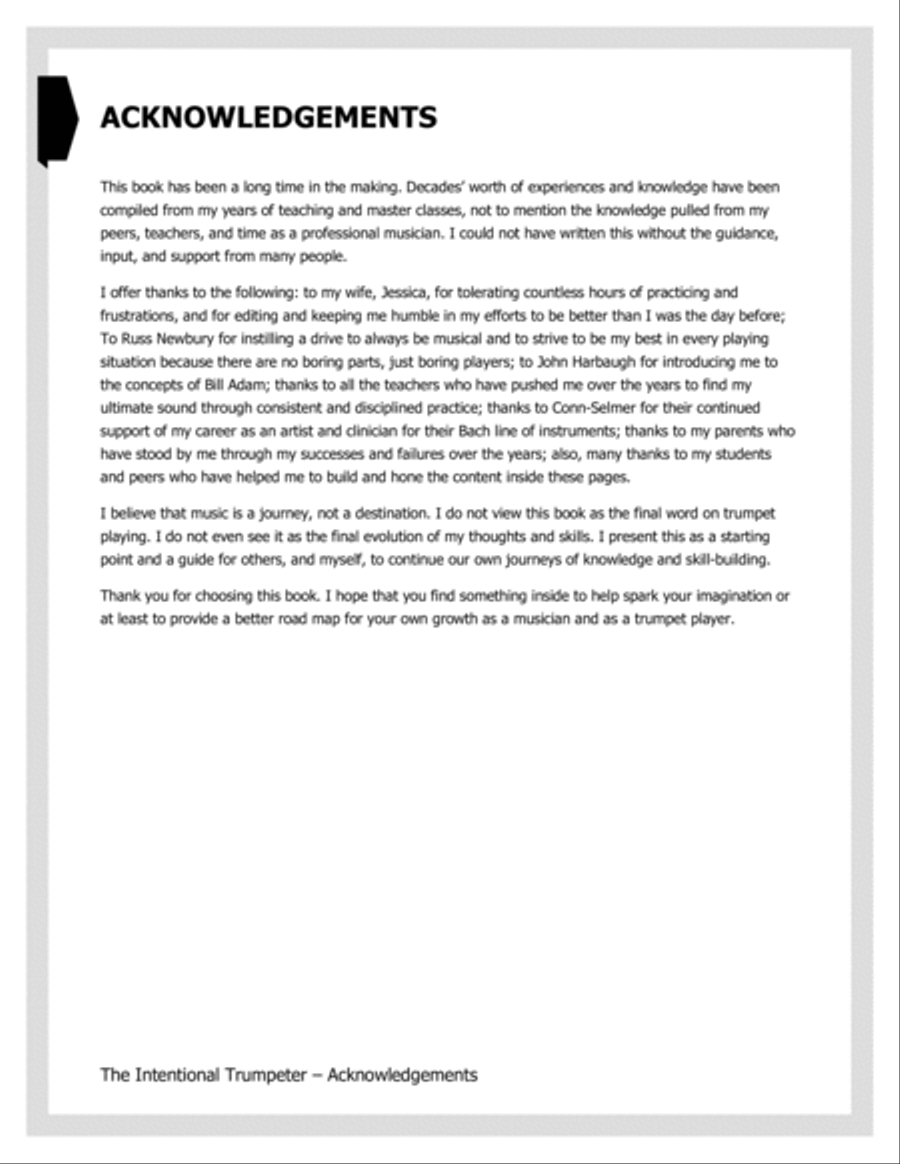 The Intentional Trumpeter Trumpet Solo scores gallery preview page 2
