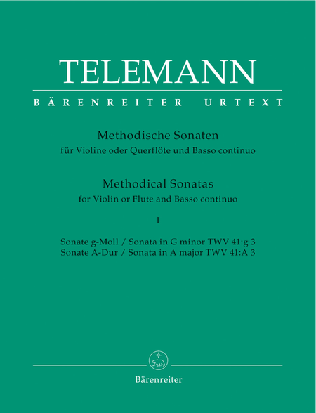 Twelve Methodical Sonatas for Violin or Flute and Basso continuo