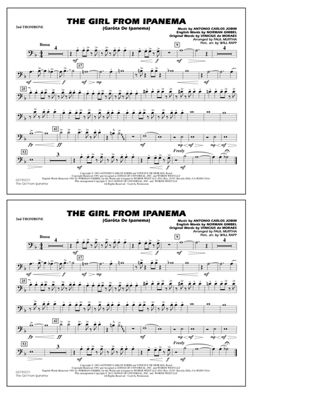 The Girl From Ipanema (Garota De Ipanema) - 2nd Trombone
