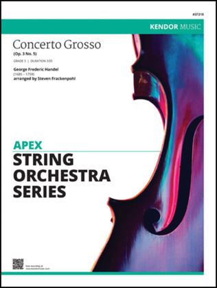 Concerto Grosso (Op. 3, No. 5) (Full Score)