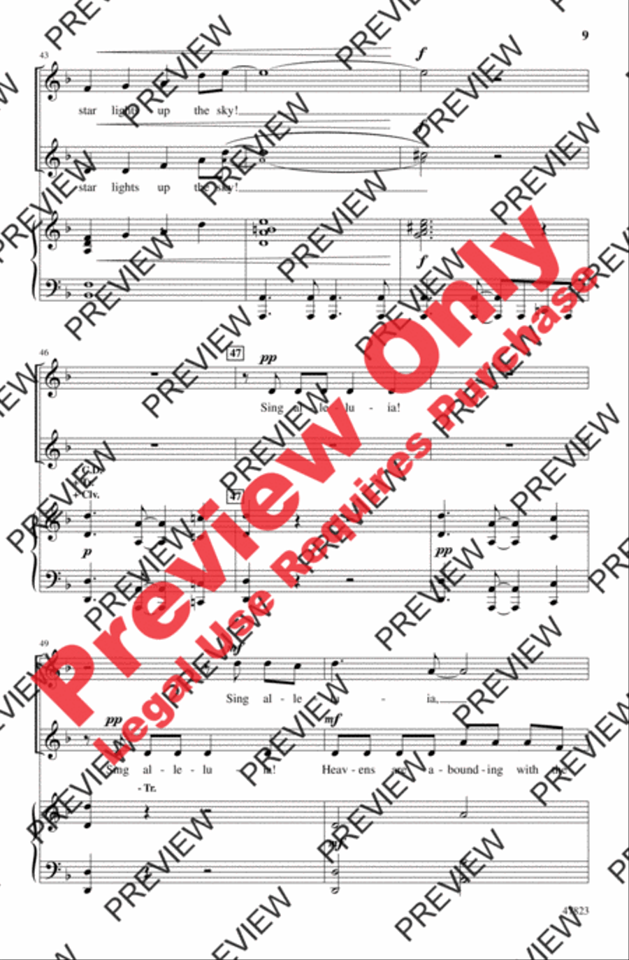 Calypso Cradle Carol Calypso Cradle Carol 2-Part scores gallery preview page 9