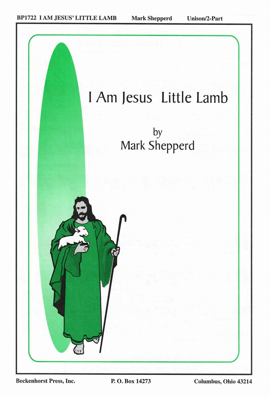 I Am Jesus' Little Lamb I Am Jesus' Little Lamb Unison Choir scores gallery preview page 1