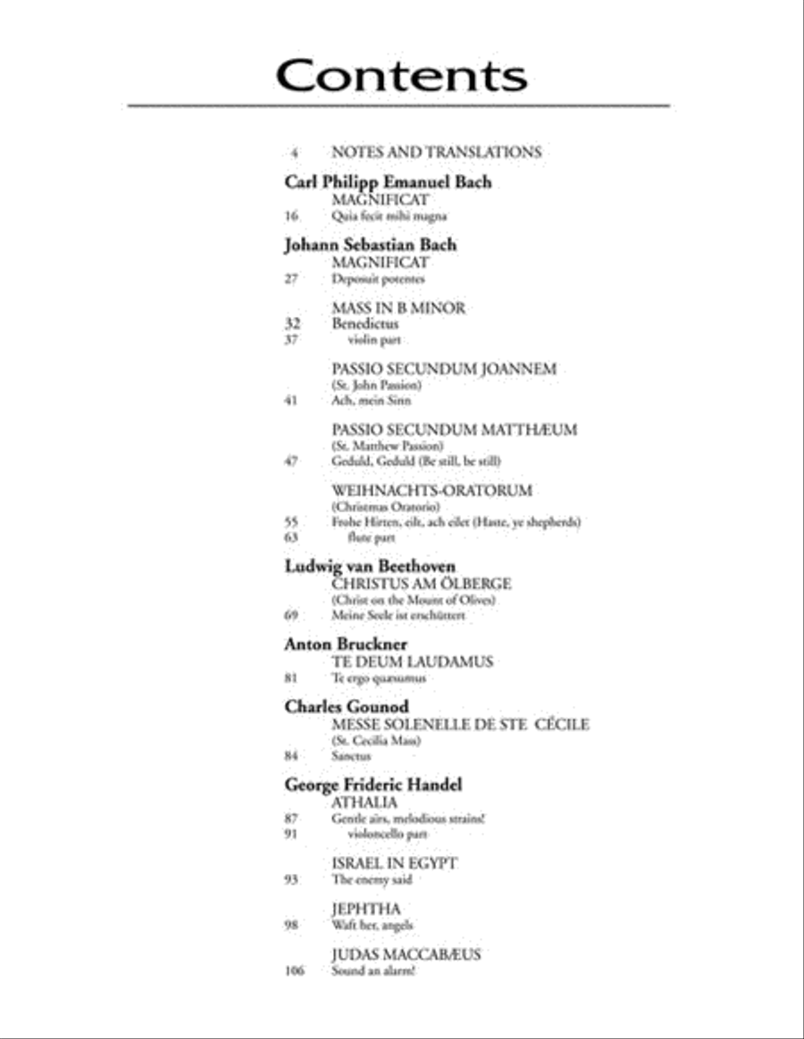 The Oratorio Anthology Voice scores gallery preview page 3