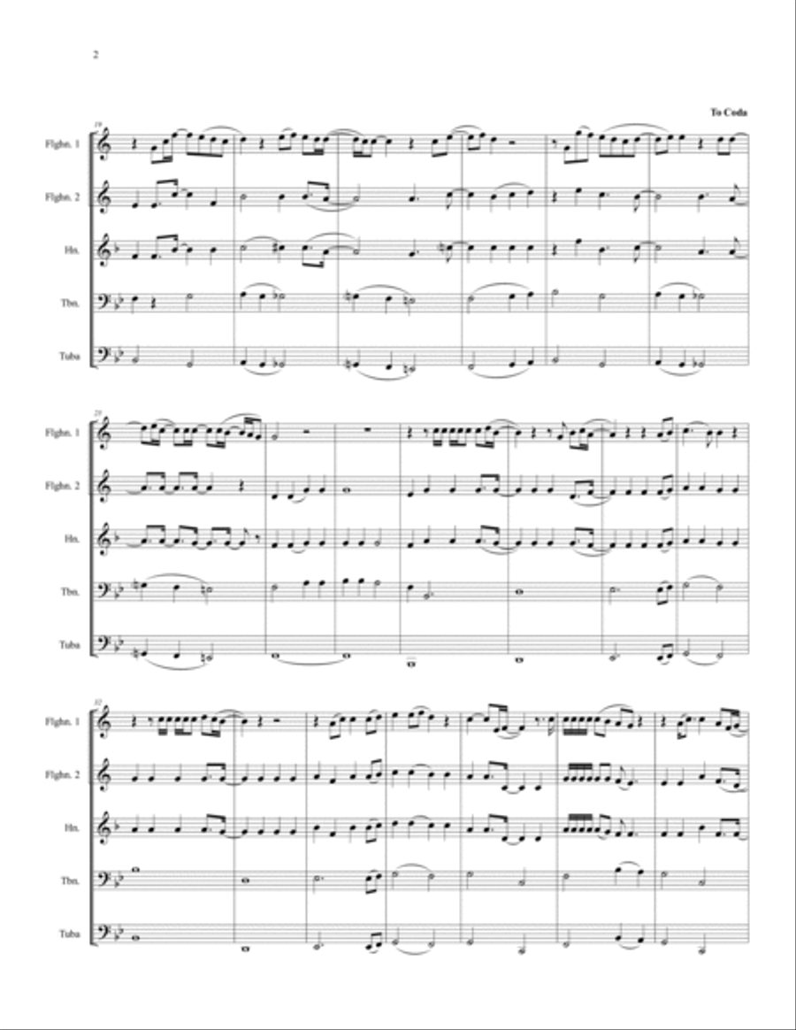Hard To Say I'm Sorry Brass Ensemble scores gallery preview page 4
