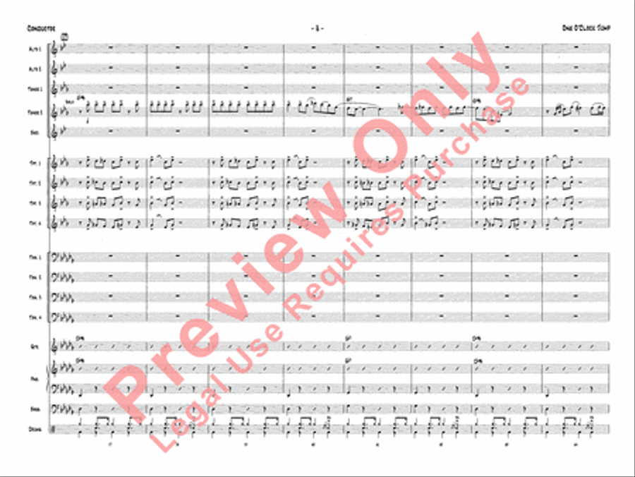 One O'Clock Jump Jazz Ensemble scores gallery preview page 11