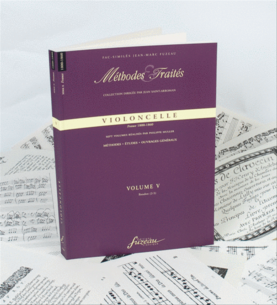 Methods & Treatises Cello - Volume 5 - France 1800-1860 Cello scores gallery preview page 1