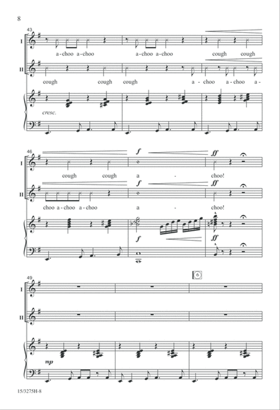 Cold Snap 2-Part scores gallery preview page 8