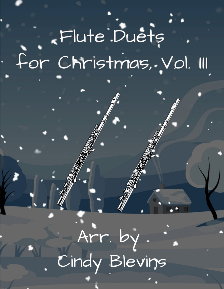 Flute Duets for Christmas, Vol. III (12 arrangements) Flute Duet scores gallery preview page 1