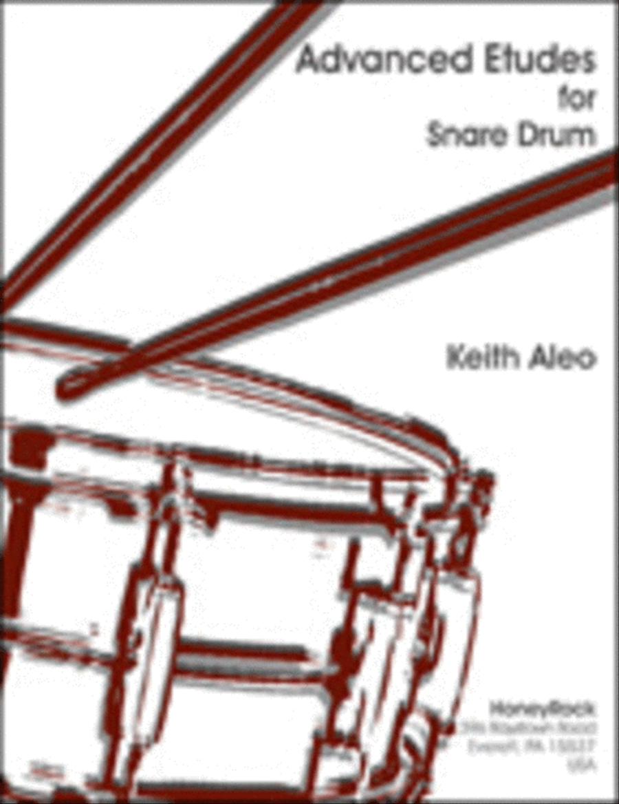 Advanced Etudes For Snare Drum Percussion scores gallery preview page 1
