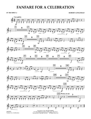 Fanfare For A Celebration - Bb Trumpet 2