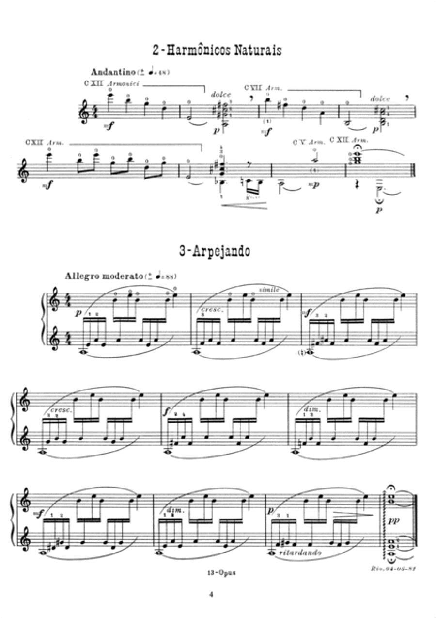 Breves Breves Classical Guitar scores gallery preview page 6
