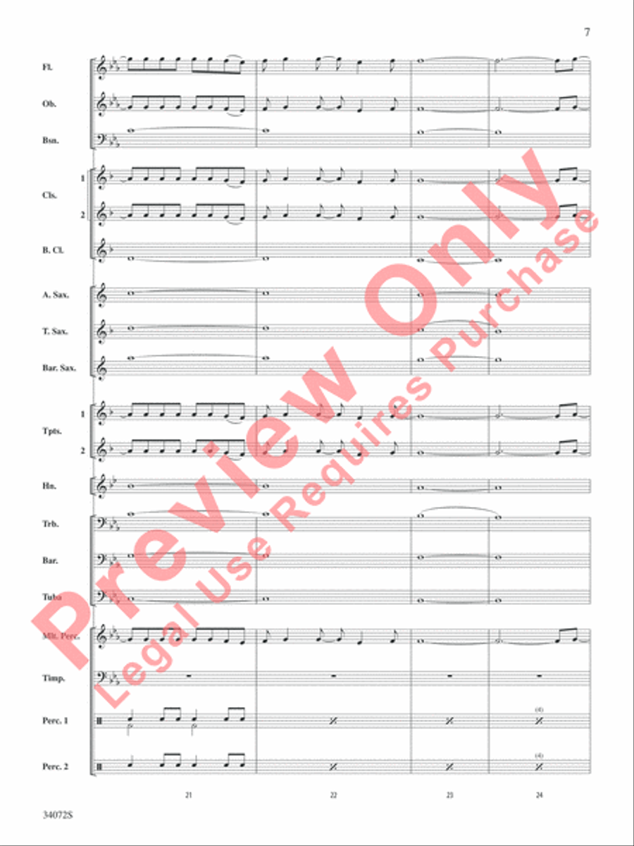 1, 2, 3, 4 1, 2, 3, 4 Concert Band scores gallery preview page 8