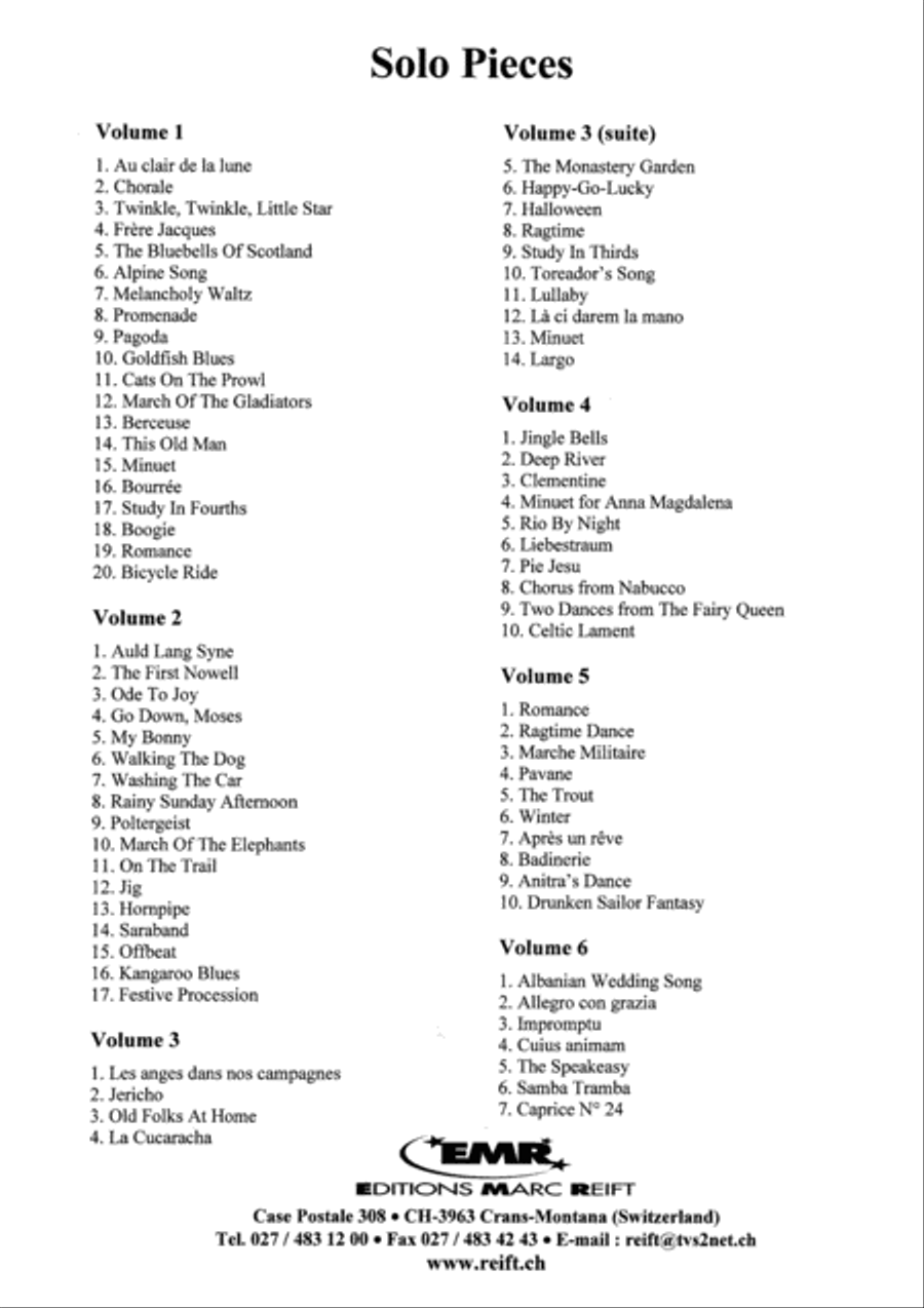 Solo Pieces Vol. 2 Piano Accompaniment scores gallery preview page 3