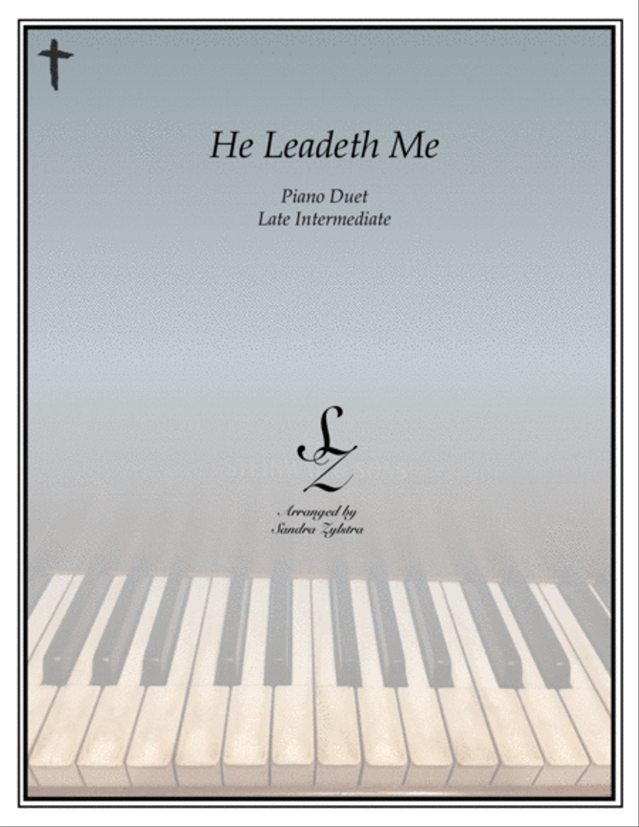 He Leadeth Me (1 piano, 4 hand duet) 1 Piano, 4-Hands scores gallery preview page 1
