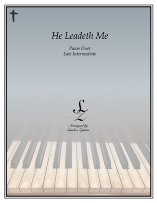 Book cover for He Leadeth Me (1 piano, 4 hand duet)