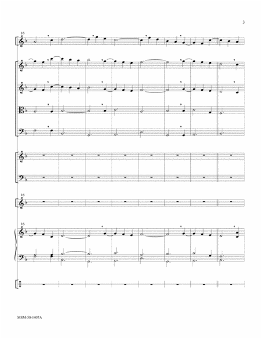 The Friendly Beasts Choir scores gallery preview page 3