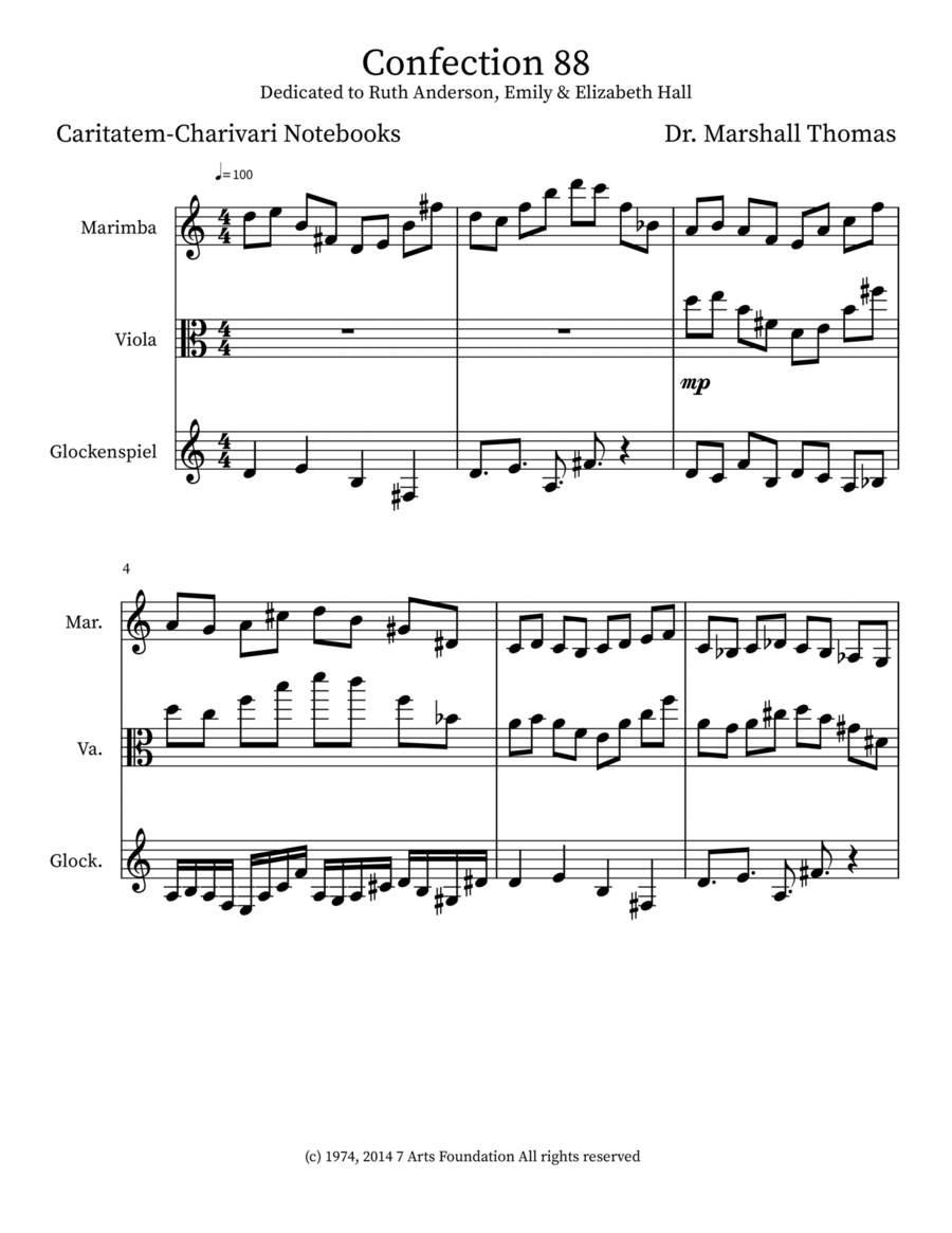 Confection 88 Viola scores gallery preview page 1