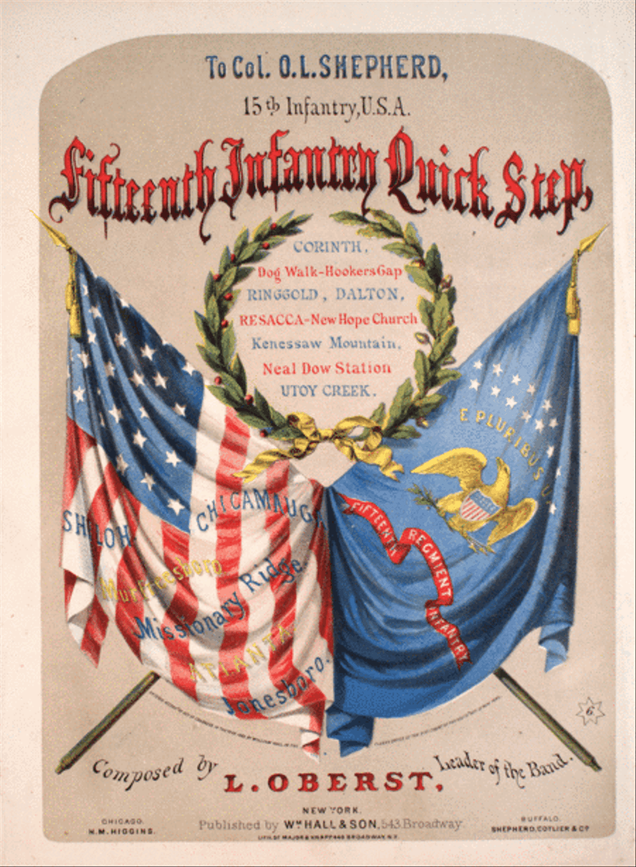 Fifteenth Infantry Quick Step Piano Solo scores gallery preview page 1