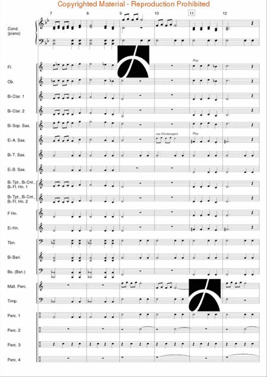 Band Time Christmas Concert Band scores gallery preview page 38
