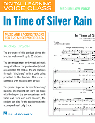 In Time Of Silver Rain (Medium Low Voice) (includes Audio)