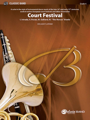 Book cover for Court Festival (Suite for Concert Band)