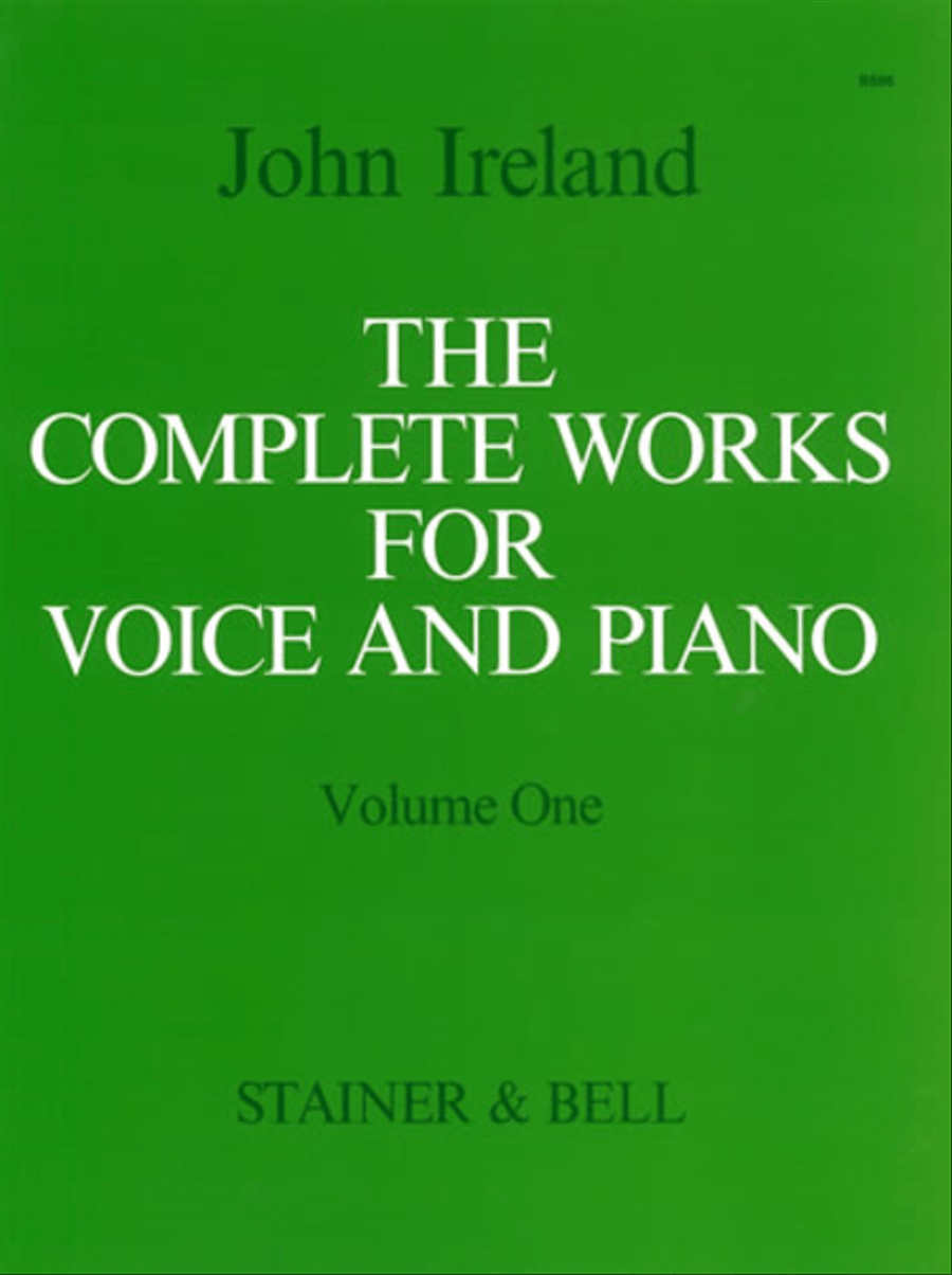 The Complete Works for Voice and Piano. Volume 1: High Voice High Voice scores gallery preview page 1