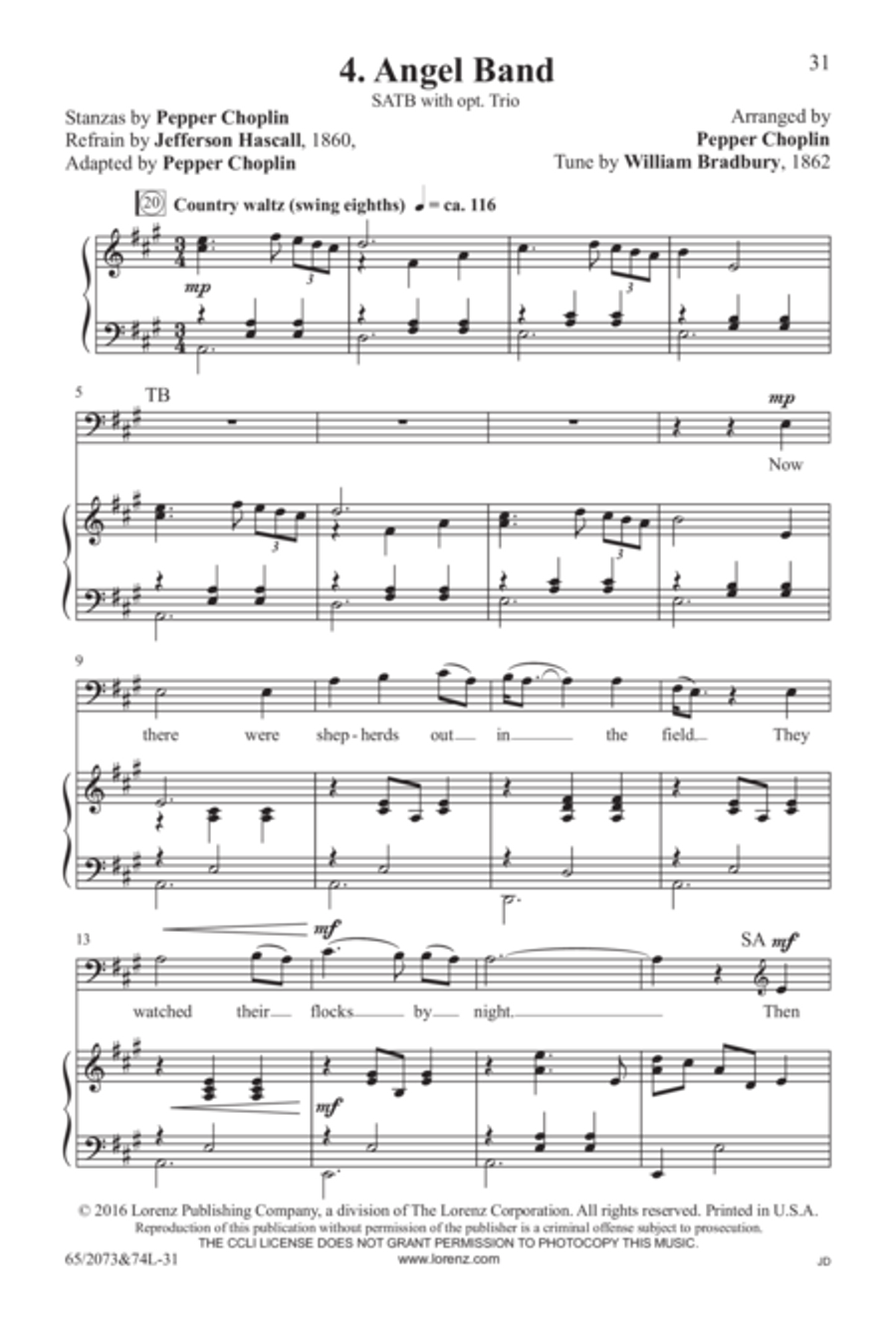 Go Sing It on the Mountain - SATB Score with Performance CD 4-Part scores gallery preview page 14