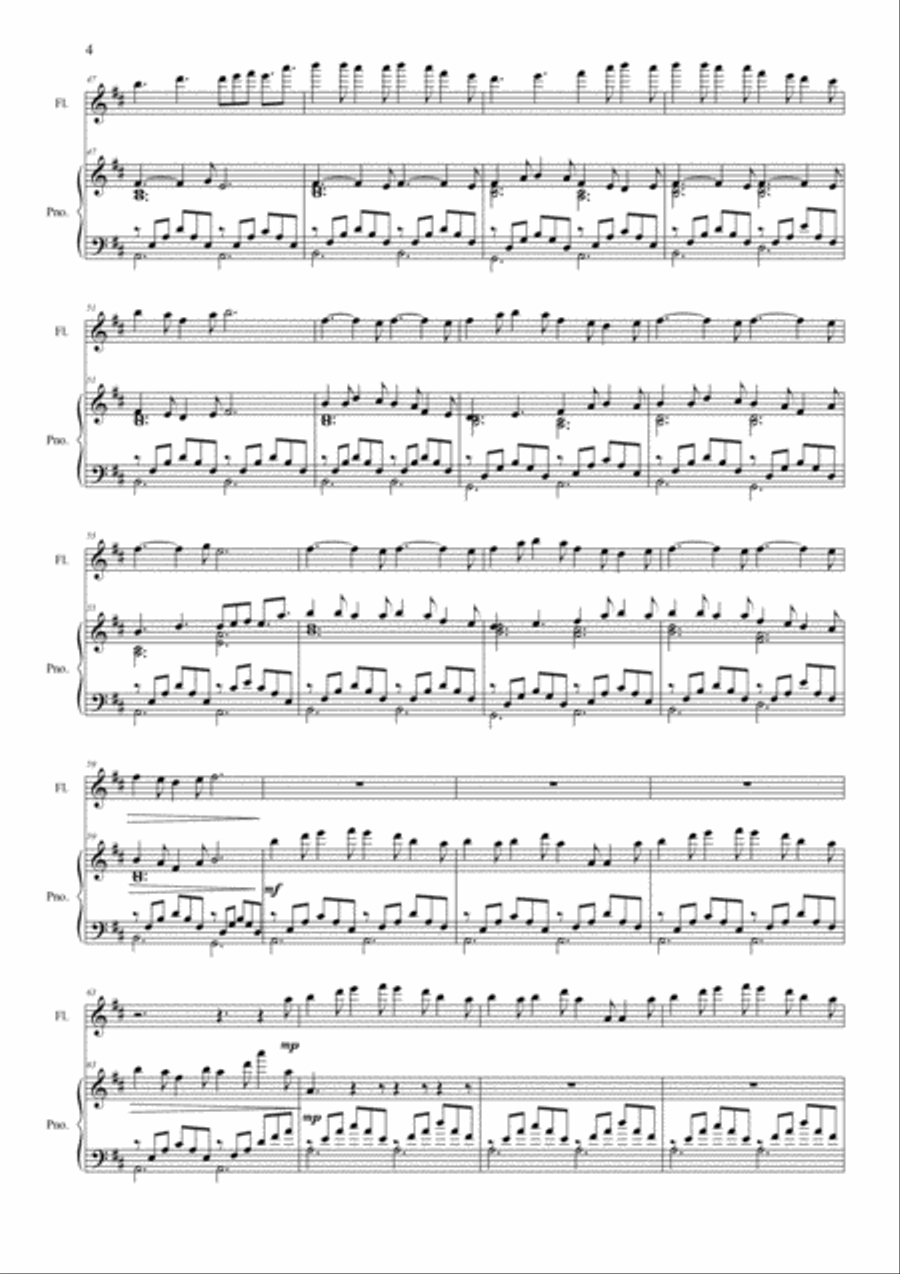 Flute Sonata, op. 9 Flute Solo scores gallery preview page 6