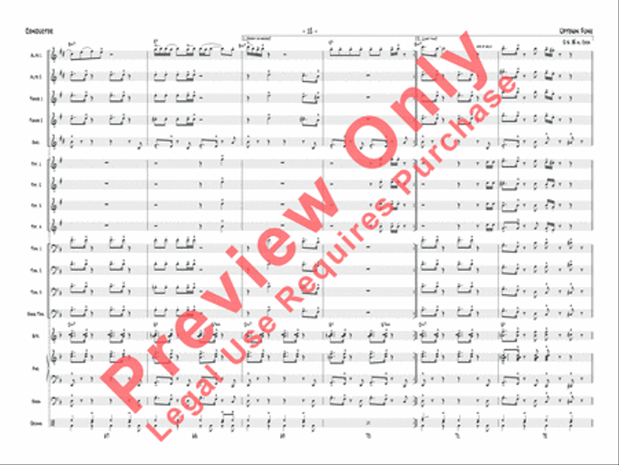 Uptown Funk Jazz Ensemble scores gallery preview page 13