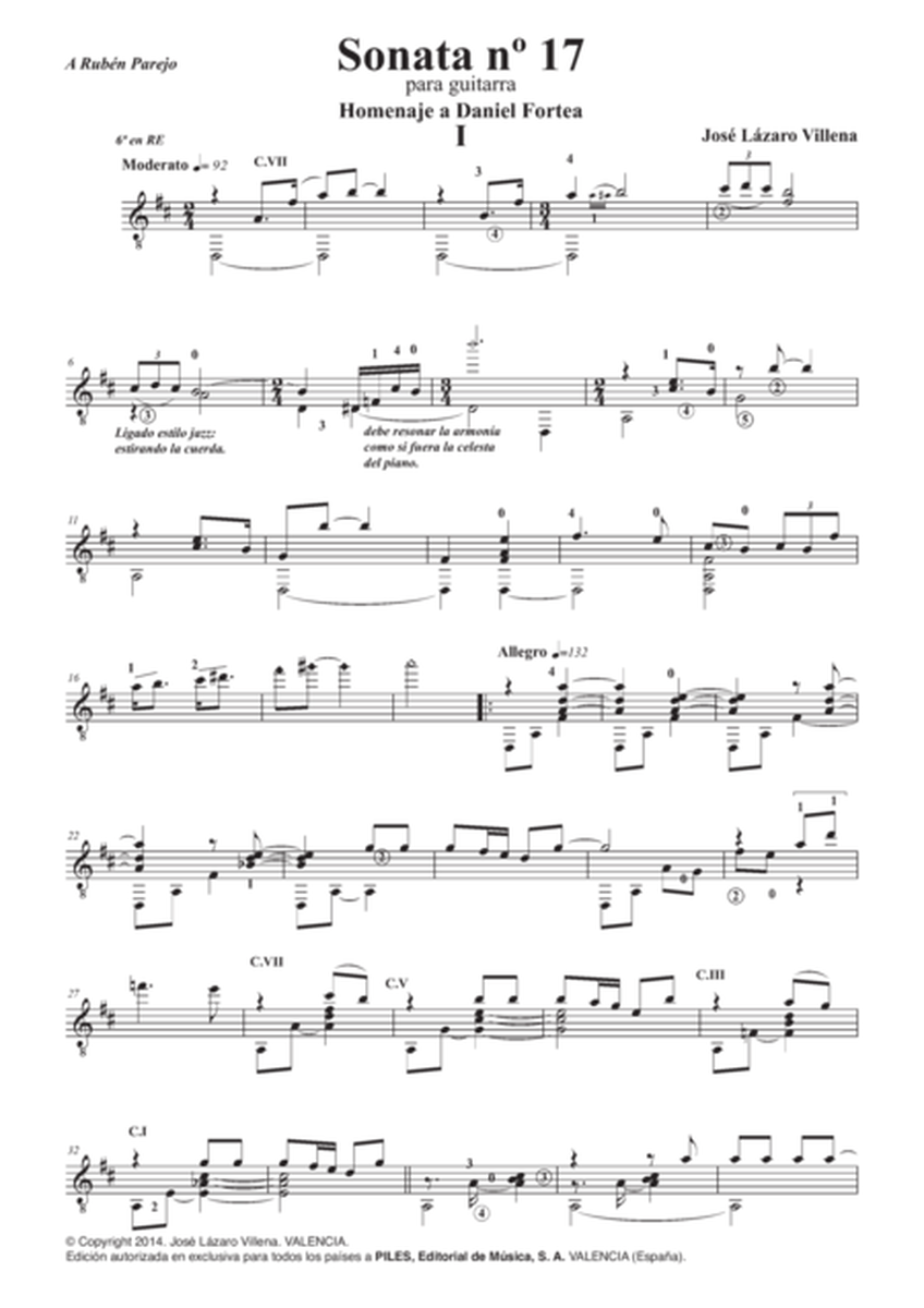 Sonata No. 17 (Guitarra)