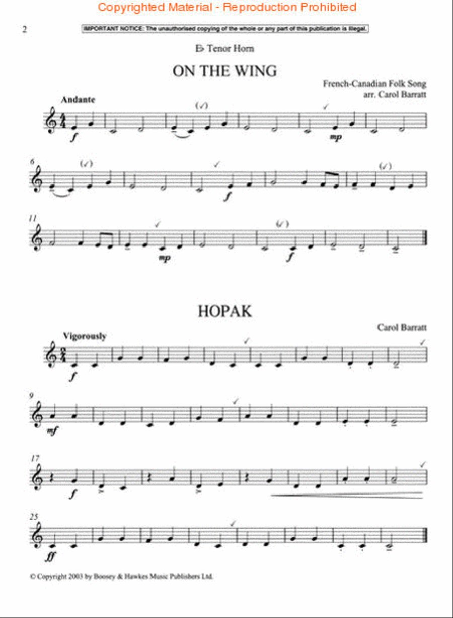 Bravo! Horn Horn scores gallery preview page 2