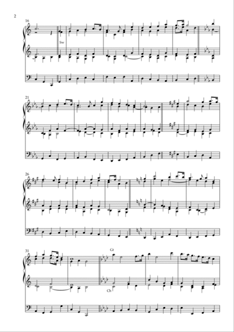 Trumpet Tune, Op. 76 by Vidas Pinkevicius (2020) Trumpet scores gallery preview page 2