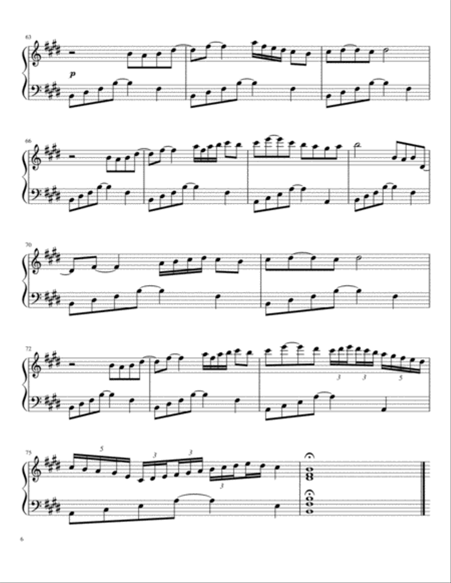Four Preludes Four Preludes Piano Solo scores gallery preview page 6