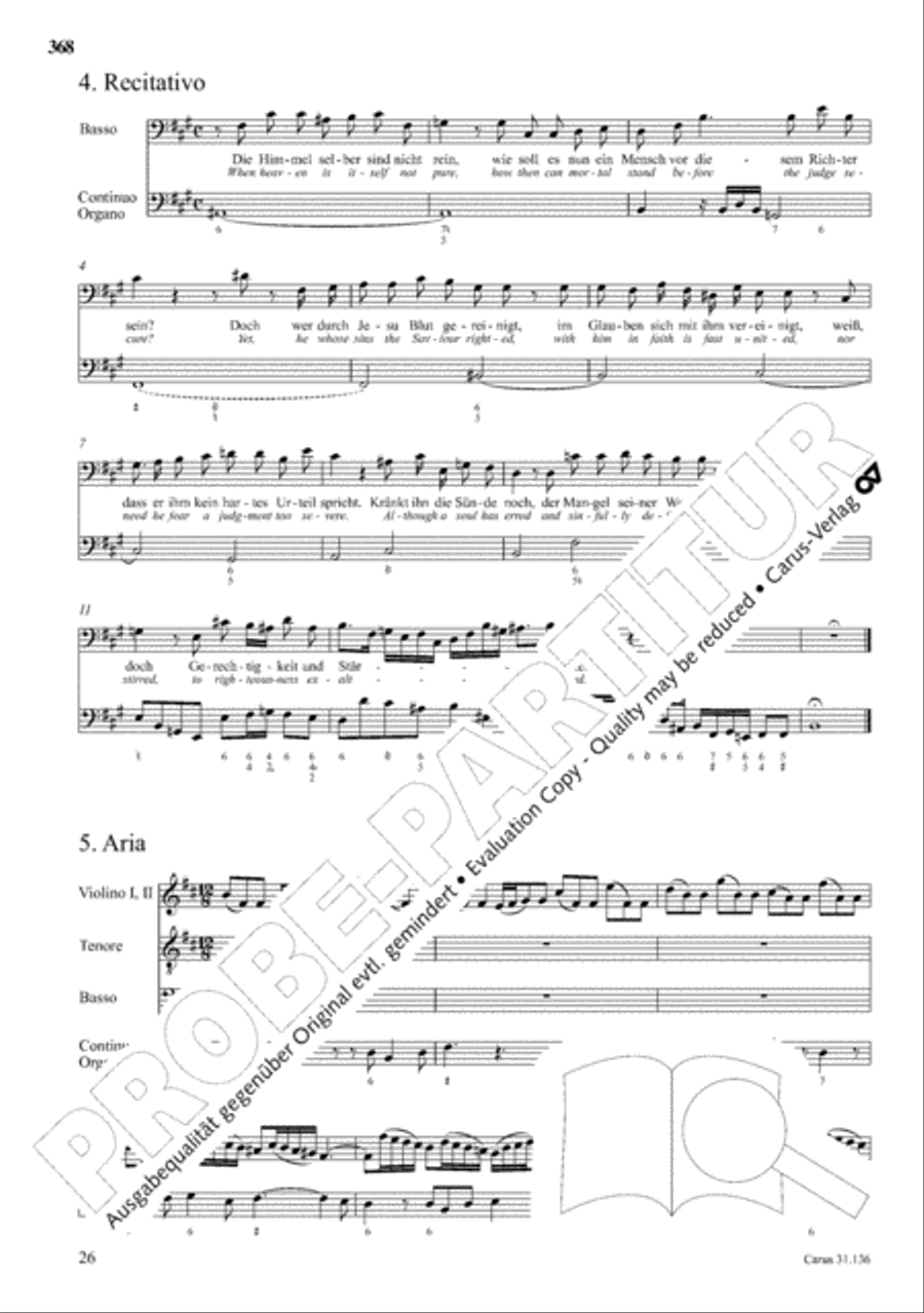 The Complete Sacred Vocal Works (Das geistliche Vokalwerk) Voice scores gallery preview page 369