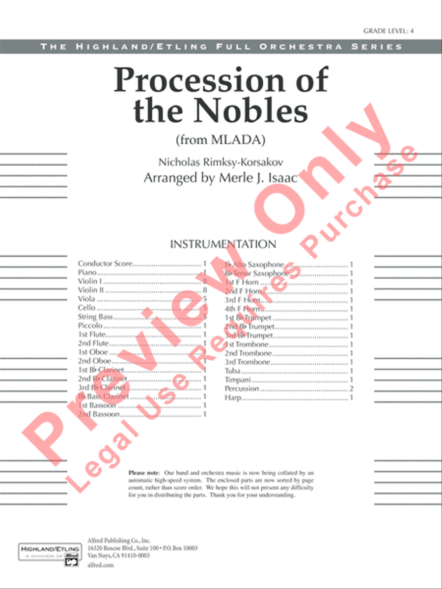 Procession of the Nobles