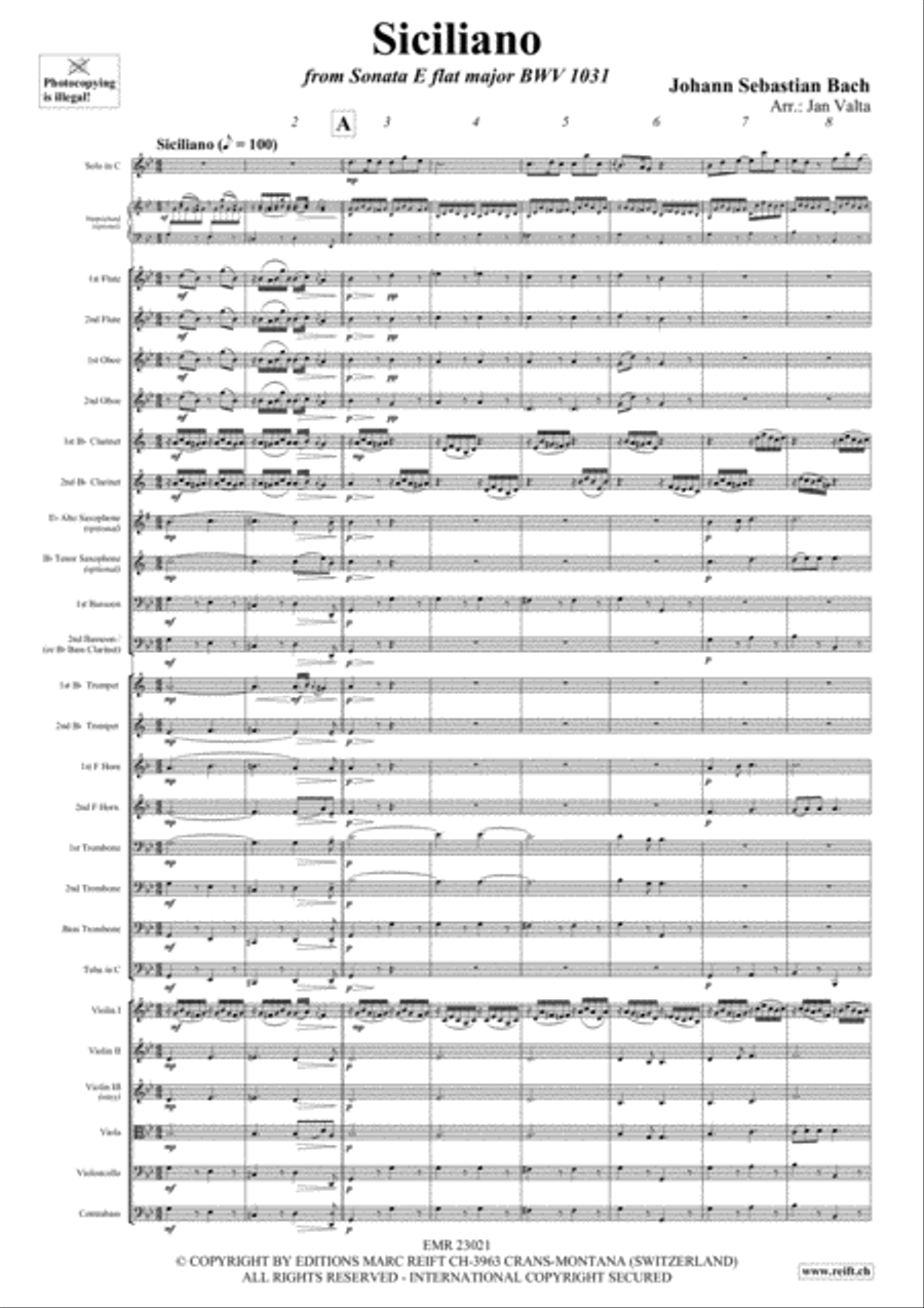 Siciliano Orchestra scores gallery preview page 3