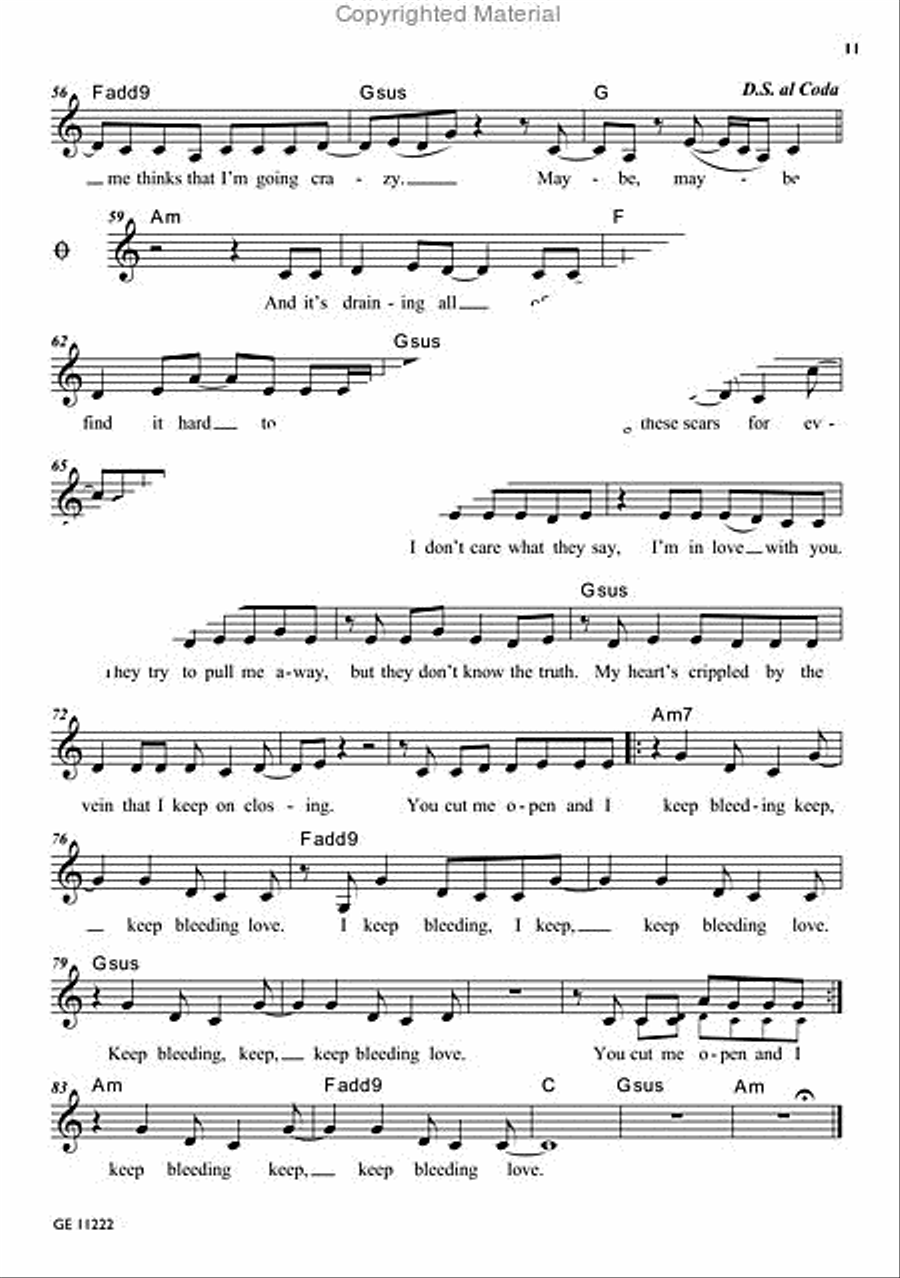 Pop 08 Piano, Vocal, Guitar scores gallery preview page 7