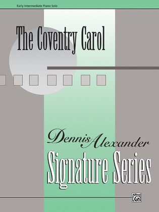 Book cover for The Coventry Carol