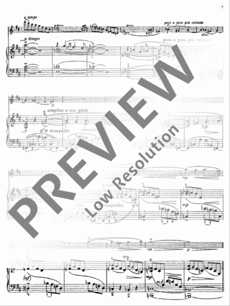 Two Pieces Violin Solo scores gallery preview page 8
