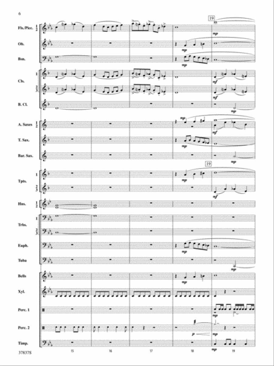Scramble: Score Concert Band scores gallery preview page 6