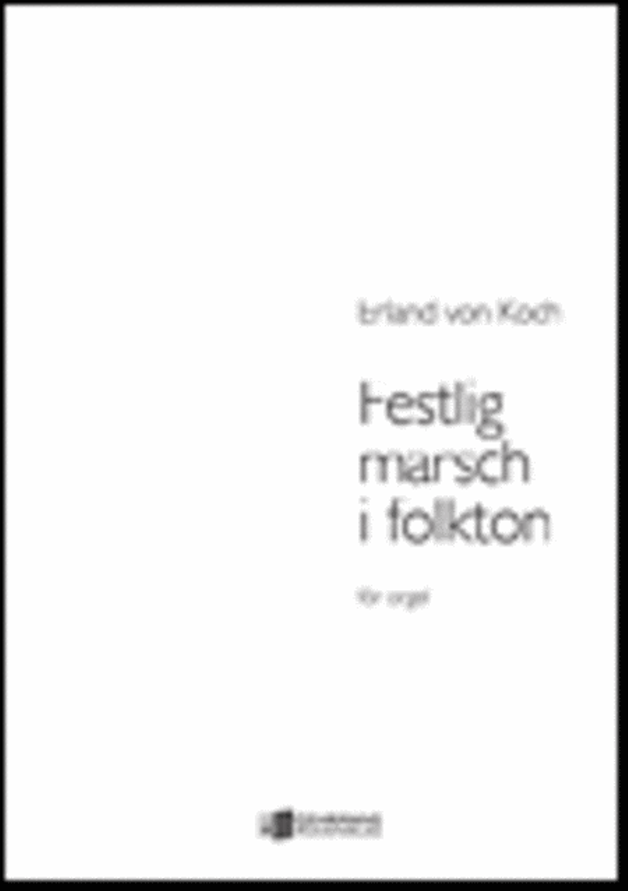 Festlig marsch i folkton