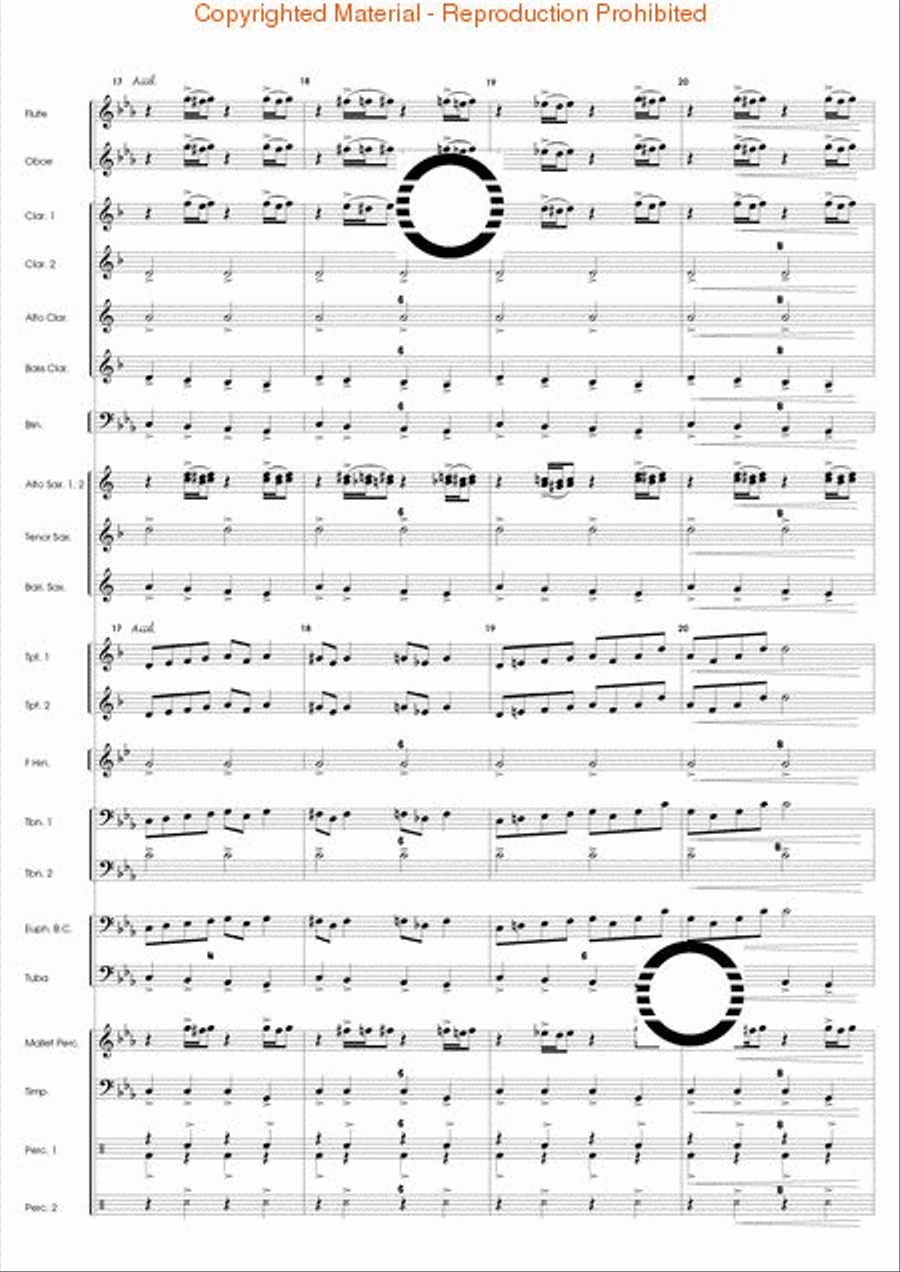 Peer Gynt Suite No. 1 Concert Band scores gallery preview page 26