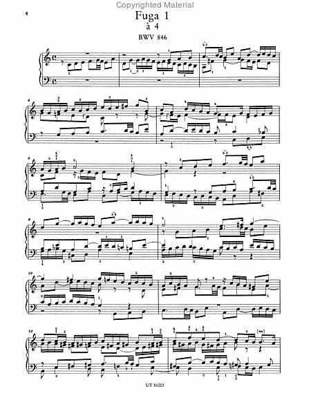 Prelude and Fugue No. 1, C Major