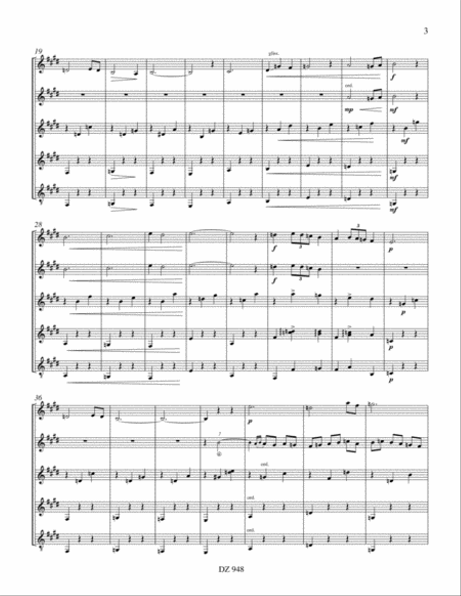 Intermezzo Guitar Ensemble scores gallery preview page 3