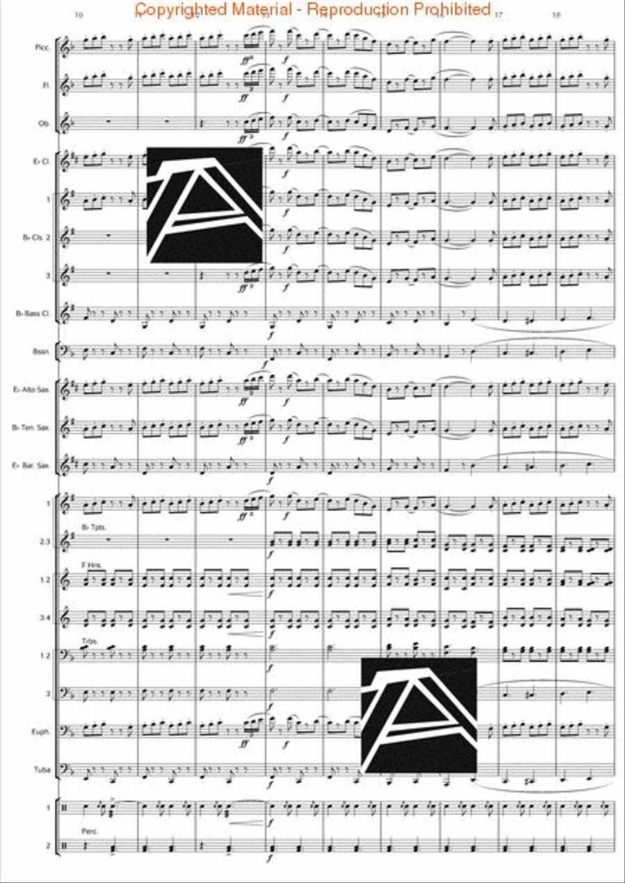 The Wind in the Willows Concert Band scores gallery preview page 3