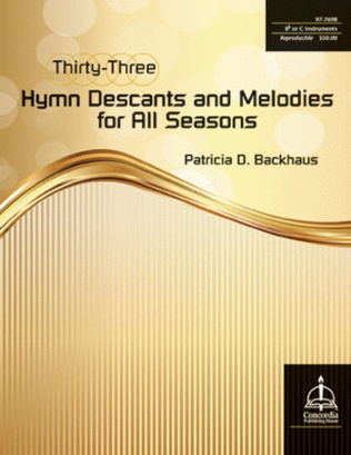 Book cover for Thirty-Three Hymn Descants and Melodies for All Seasons