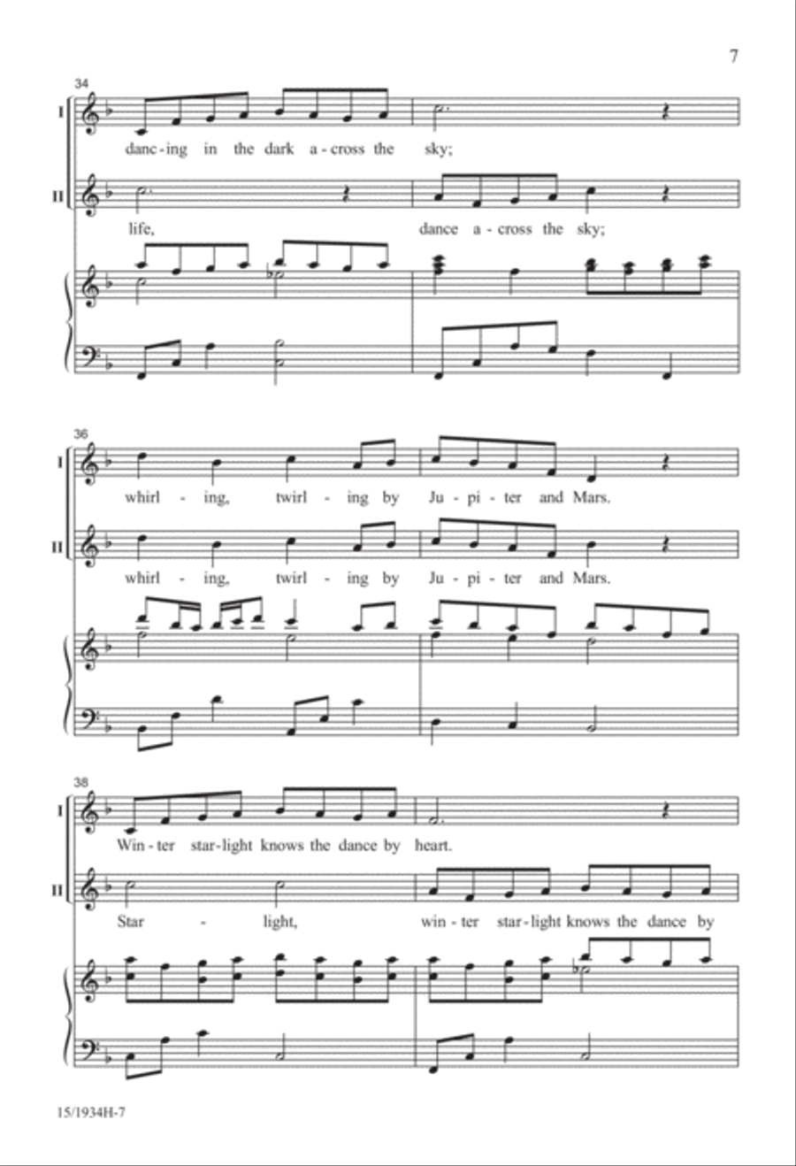 Winter Starlight 2-Part scores gallery preview page 7