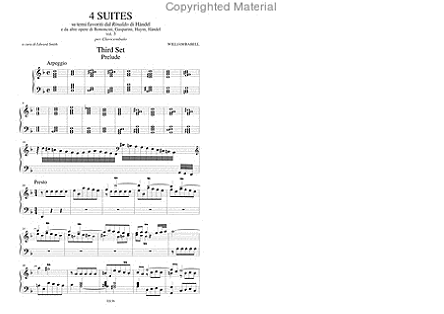 4 Suites of the most celebrated lessons from Handel’s 