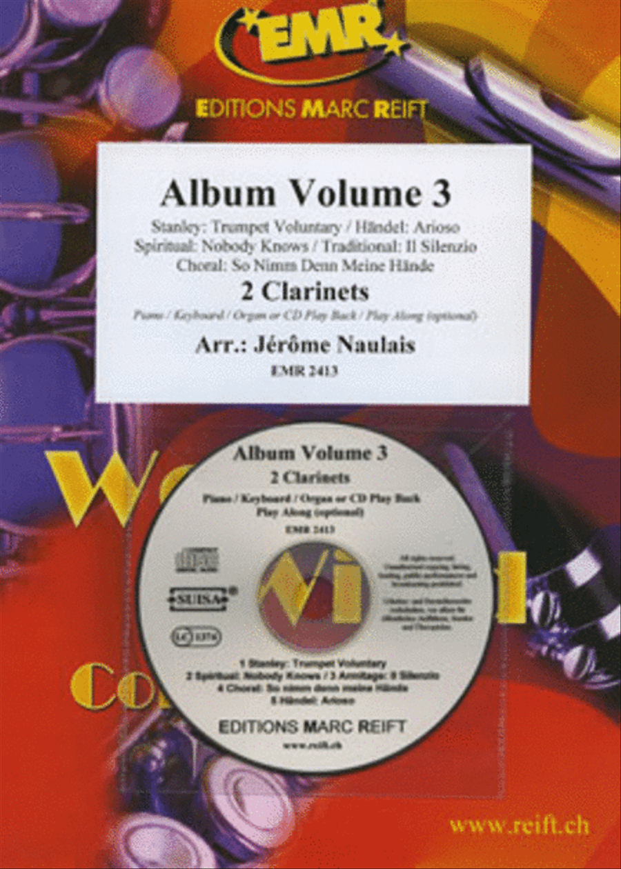 Album Volume 3 Clarinet Duet scores gallery preview page 1